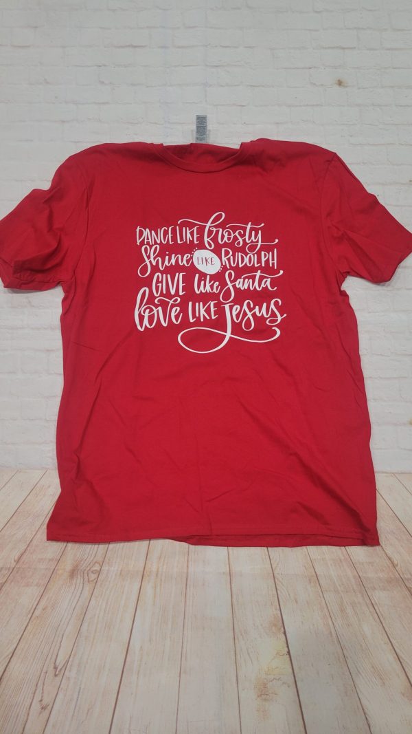 Give Like Santa, Love Like Jesus T-Shirt