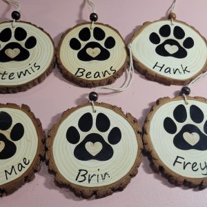 Paw Print Ornament