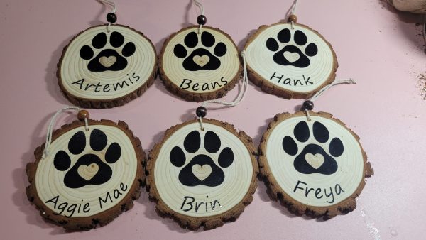 Paw Print Ornament