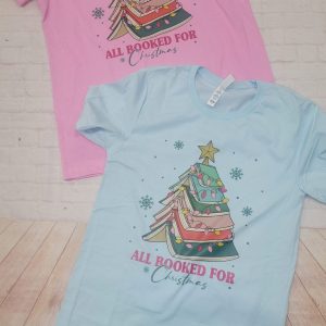 All Booked for Christmas T-Shirt