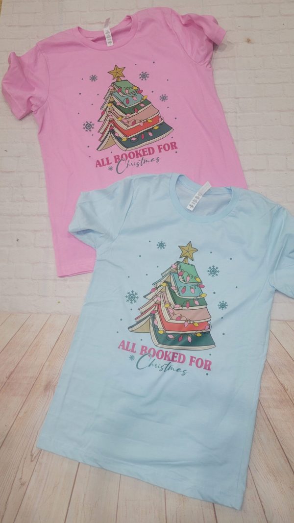 All Booked for Christmas T-Shirt