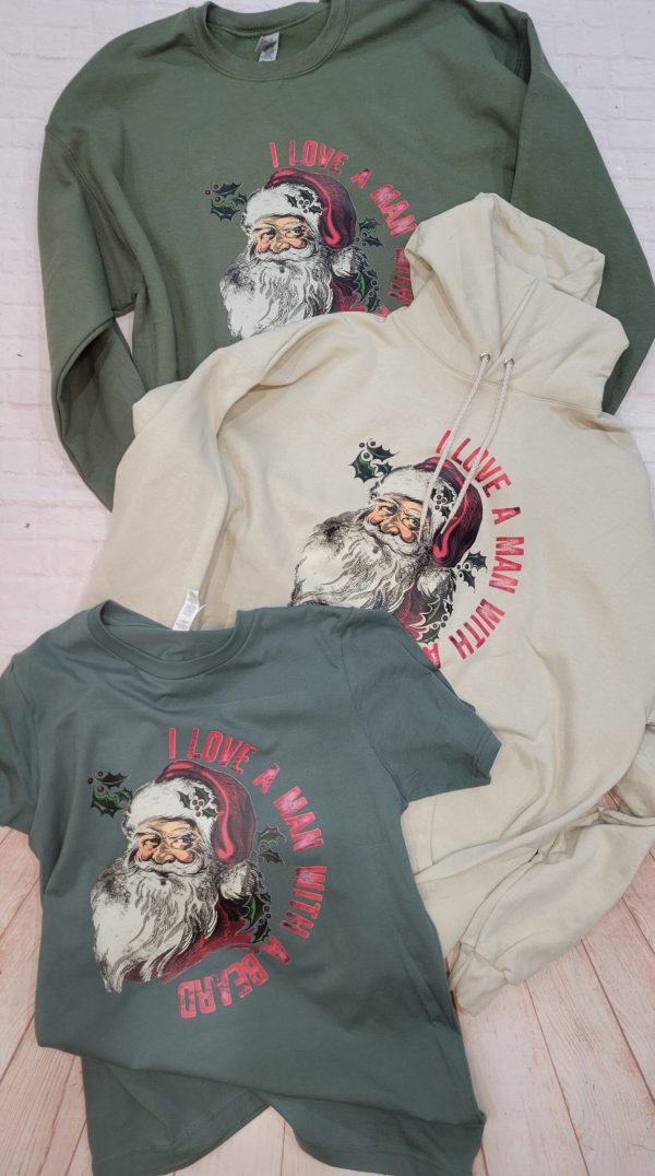 Love A Man With A Beard T-Shirt / Hoodie